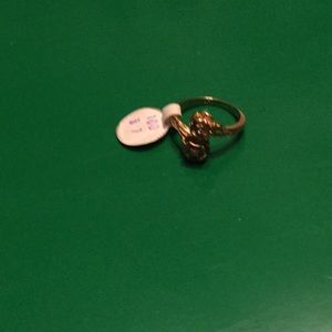 Vintage twin Rose ring size 7  made USA 70s